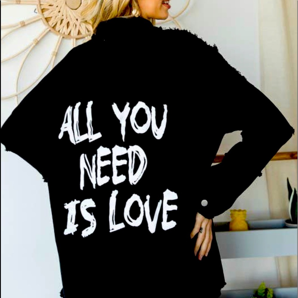 All I Need Is Love Twill Jacket